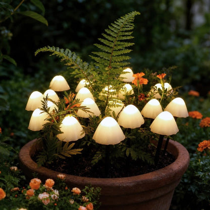 Outdoor Solar Lights Garden Mushroom Stake
