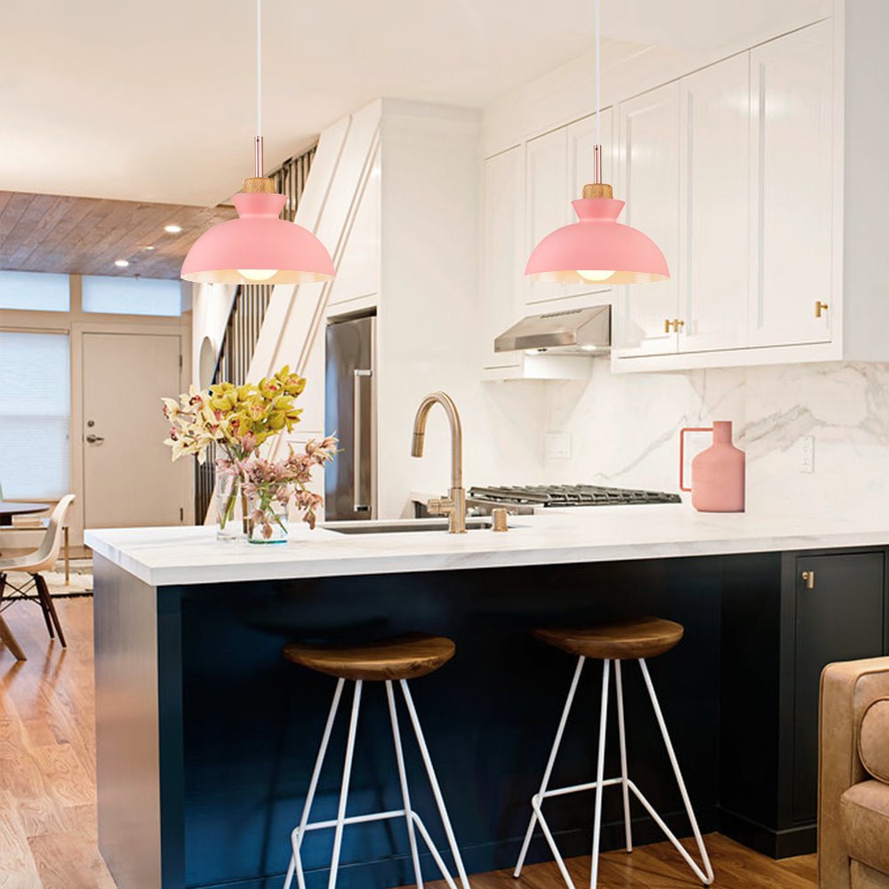 Modern Single Pendant Dome Light