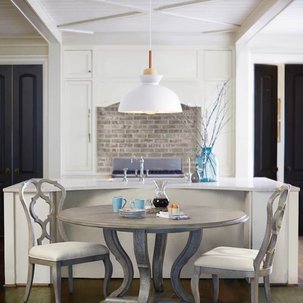 Modern Single Pendant Dome Light
