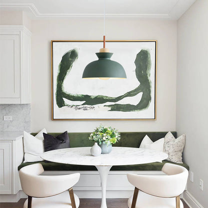 Modern Single Pendant Dome Light