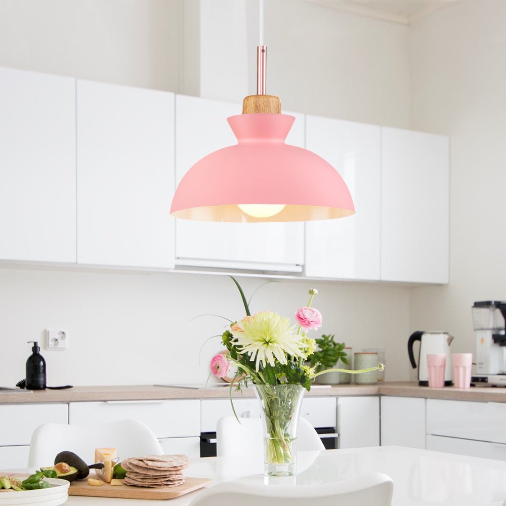 Modern Single Pendant Dome Light