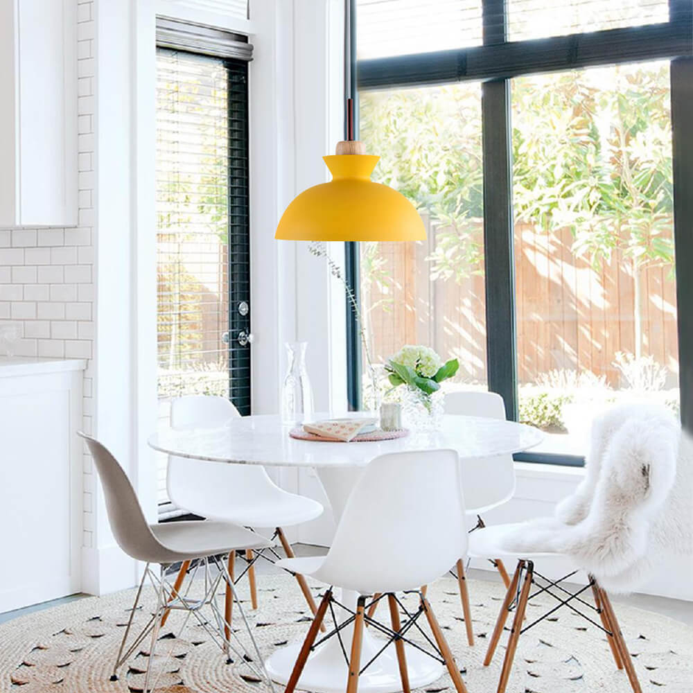 Modern Single Pendant Dome Light