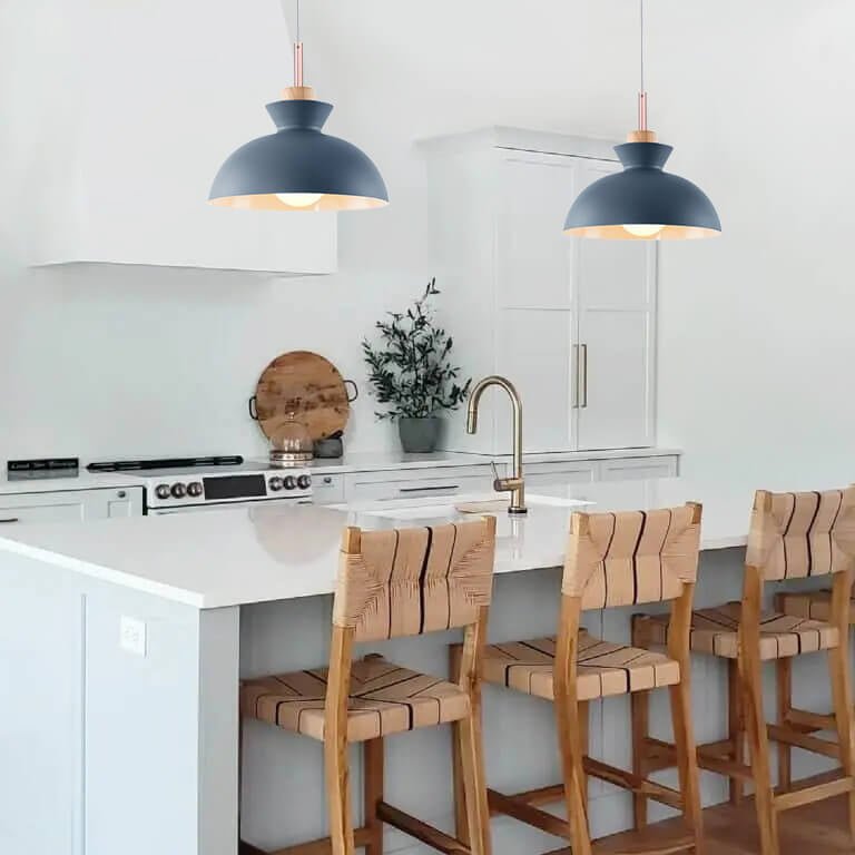 Modern Single Pendant Dome Light