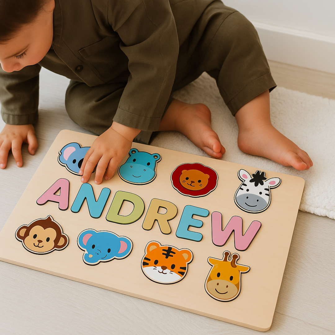 Personalized Puzzle Educational Toy Toddlers