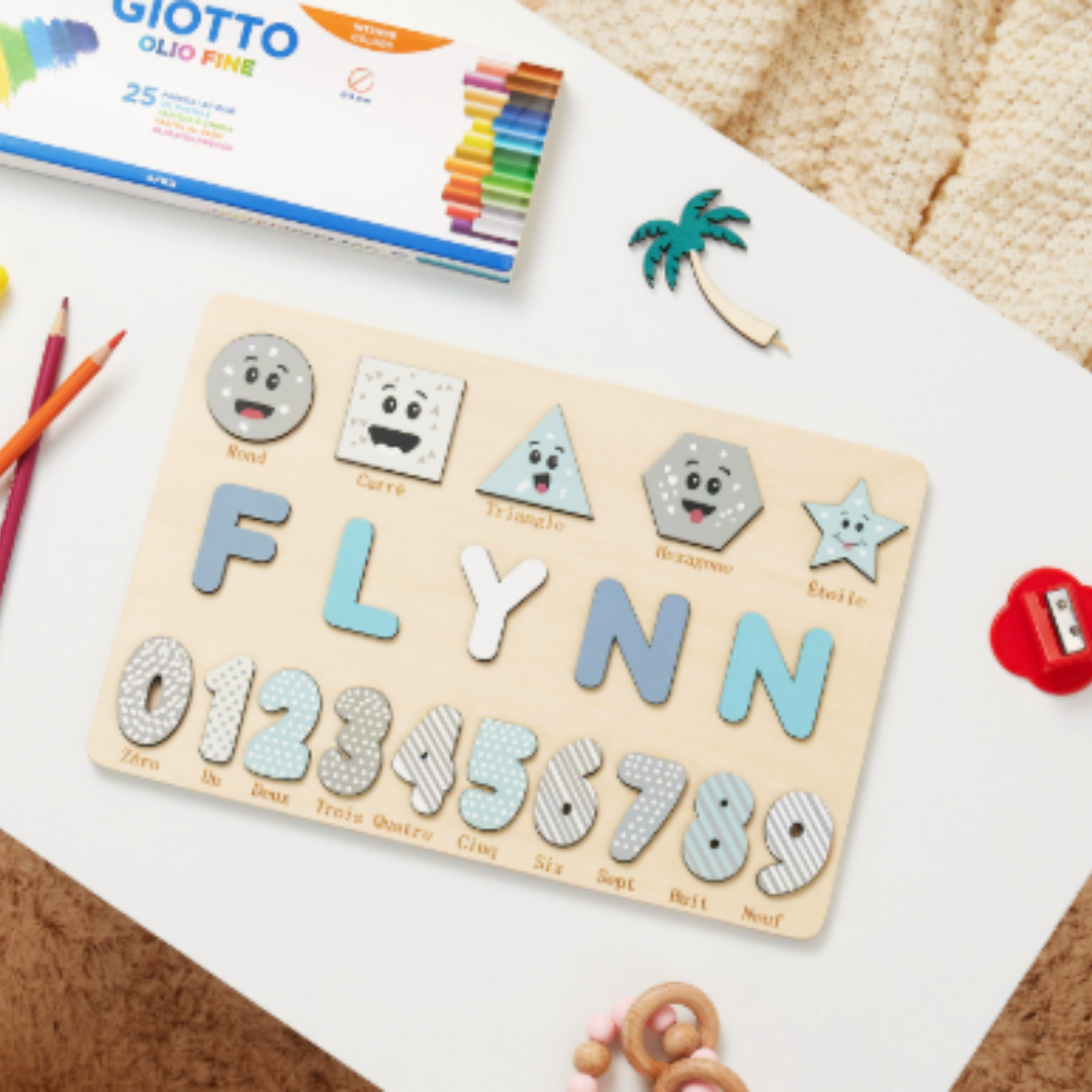 Personalized Puzzle Educational Toy Toddlers