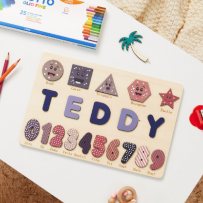 Personalized Puzzle Educational Toy Toddlers