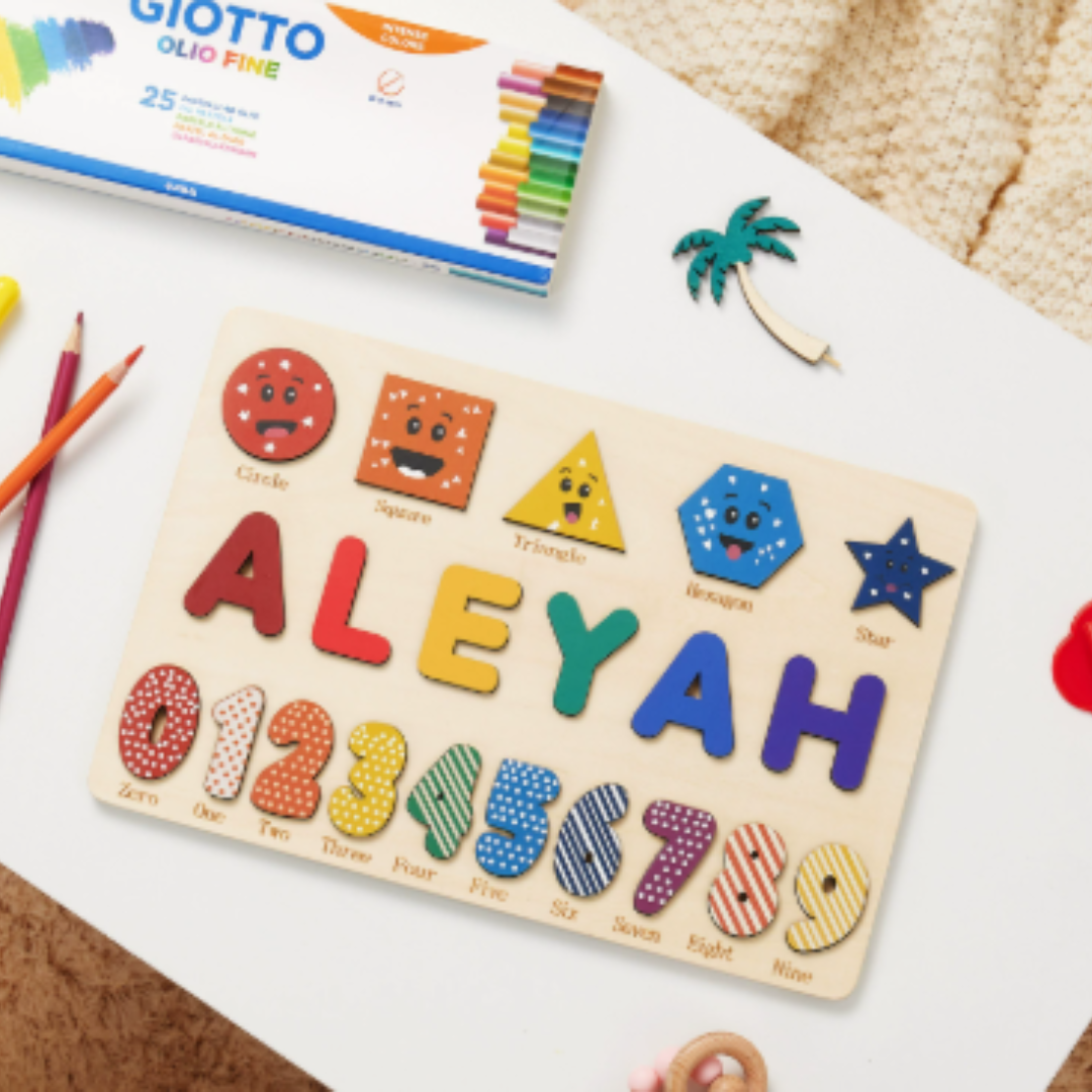 Personalized Puzzle Educational Toy Toddlers