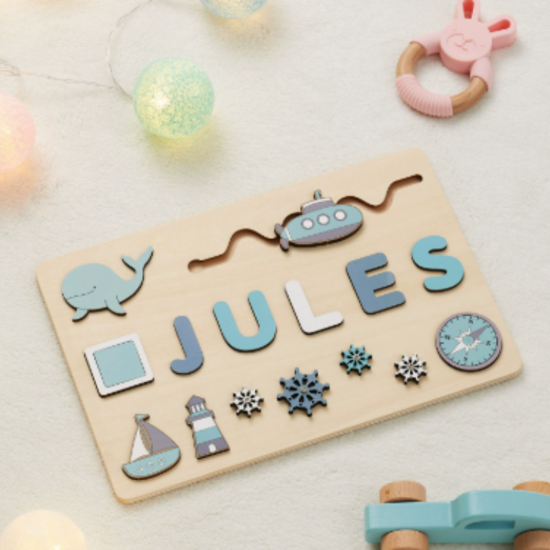 Personalized Puzzle Educational Toy Toddlers