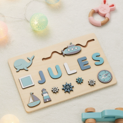 Personalized Puzzle Educational Toy Toddlers