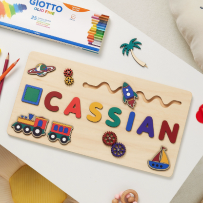 Personalized Puzzle Educational Toy Toddlers