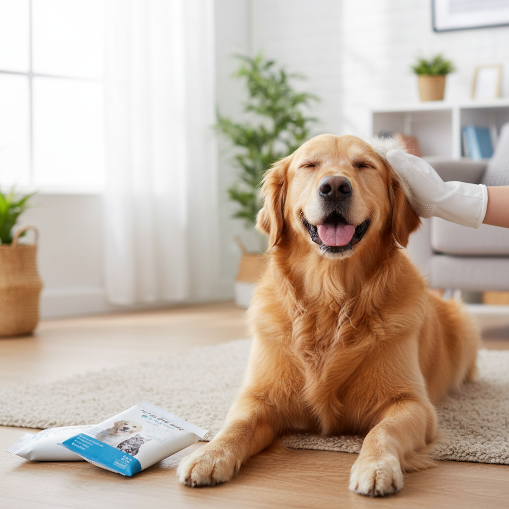 Pet Cleaning Gloves Disposable Pet Grooming