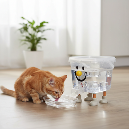 Pet Water Dispenser Fun Design Easy Access