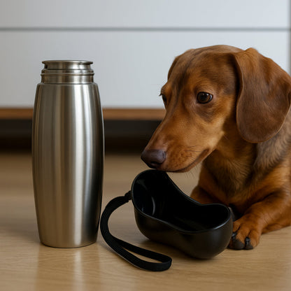 Dog Water Bottle Stainless Steel Travel