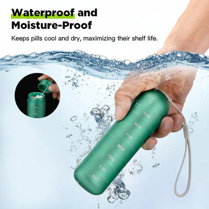 Pill Organizer Portable Case Travel Friendly