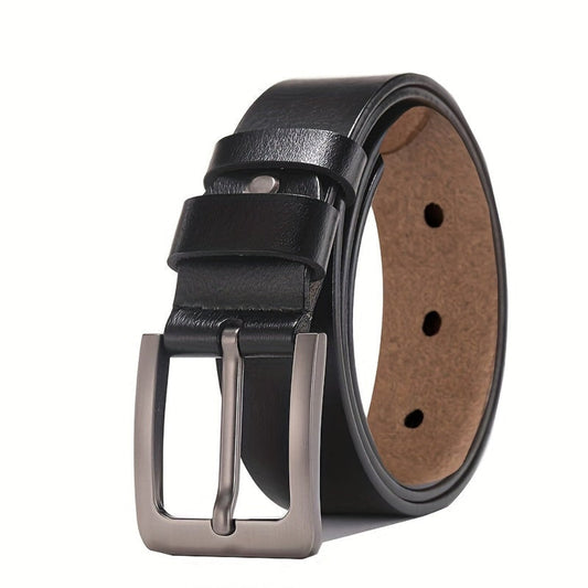 Pin Buckle Leather Belt Durable Casual