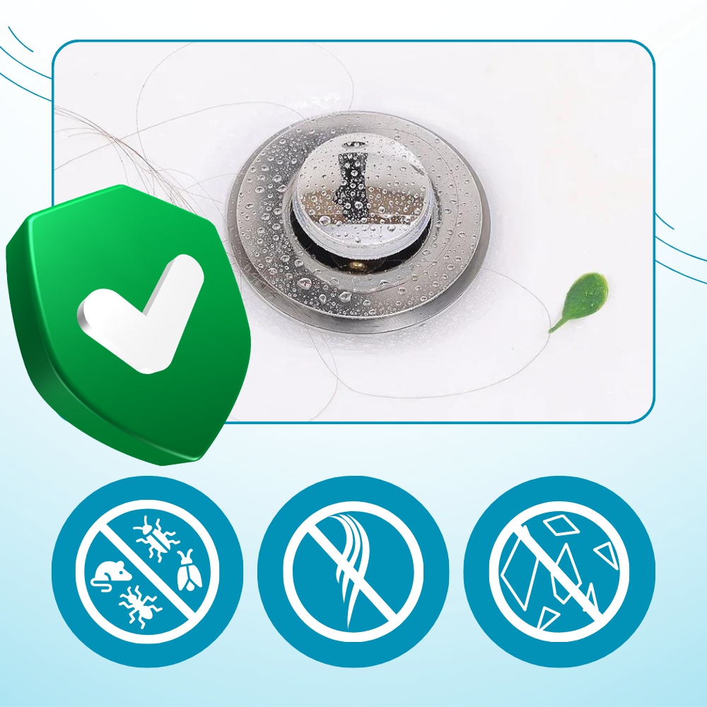 Pop Up Sink Stopper Drain Cover Easy