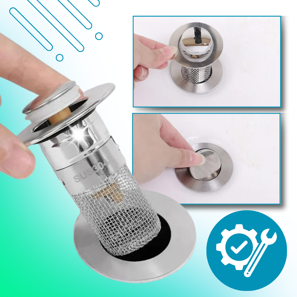 Pop Up Sink Stopper Drain Cover Easy