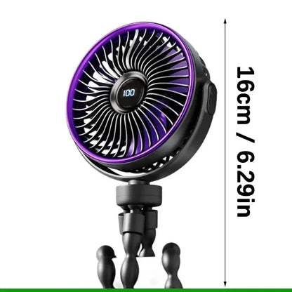 Portable Battery Operated Clip On Fan