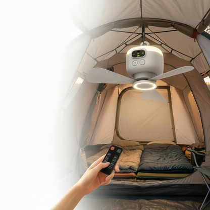 Portable Fan Camping Remote Control Hanging