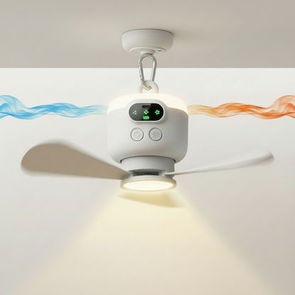 Portable Fan Camping Remote Control Hanging