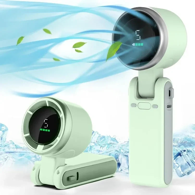 Portable Fan Neck Handheld Rechargeable Clip
