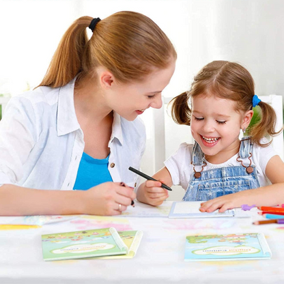 Practice Copybook Alphabet Number Drawing