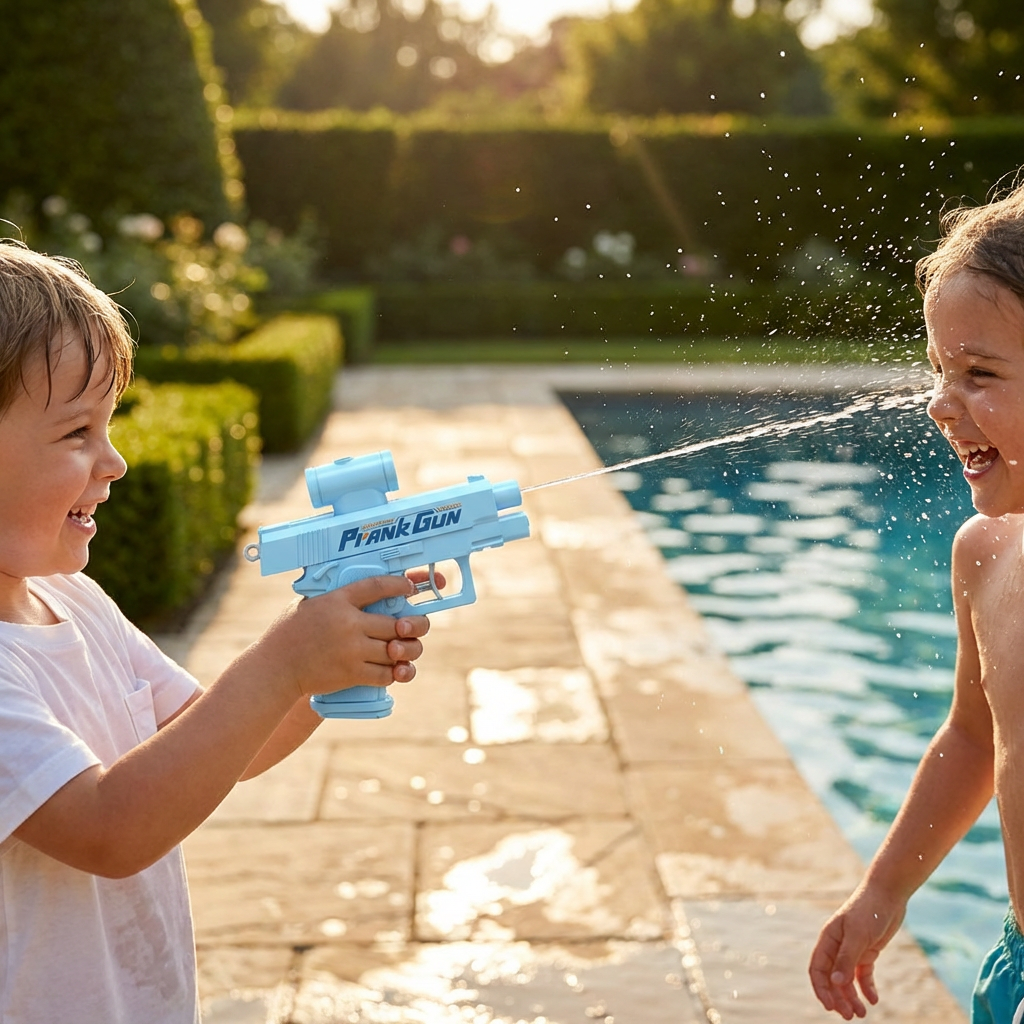 Prank Water Gun Kids Toy Double Sided