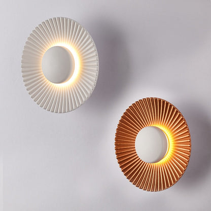 Hasna Sunray Wall Lamp Modern Metallic Sun