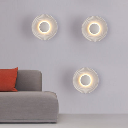 Hasna Sunray Wall Lamp Modern Metallic Sun
