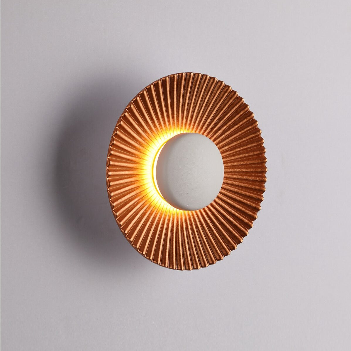 Hasna Sunray Wall Lamp Modern Metallic Sun