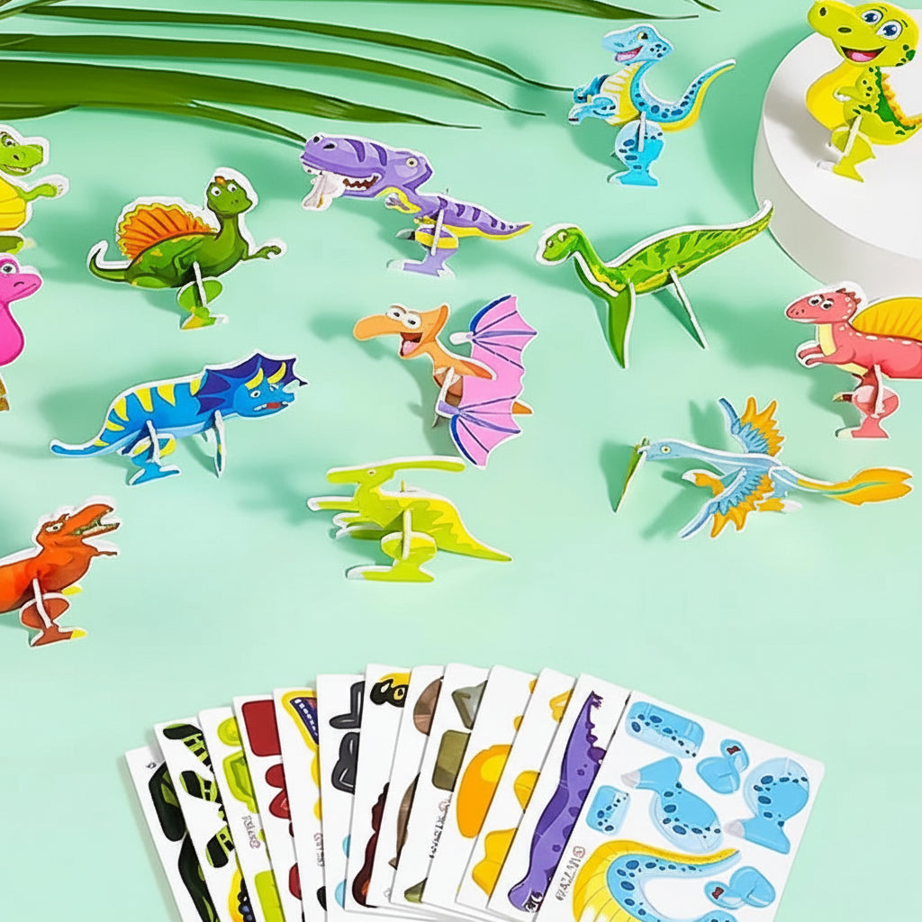 Kids 3D Cartoon Puzzle Set Animal