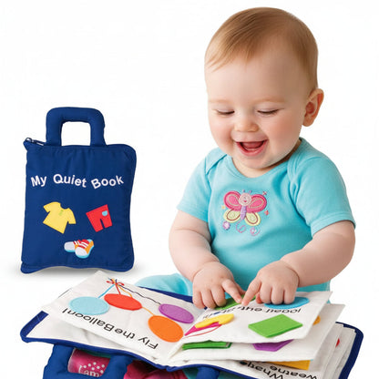 Quiet Book Montessori Fabric Learning