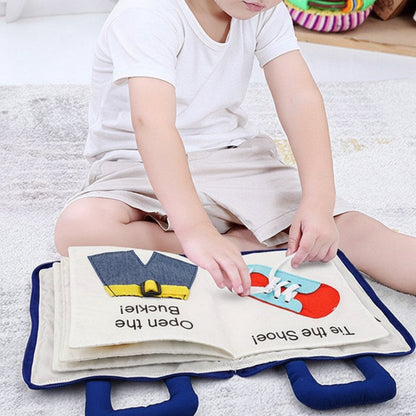 Quiet Book Montessori Fabric Learning