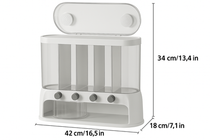 Multi Compartment Kitchen Grain Storage