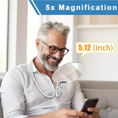 Round Adjustable Magnifying Lens Reading