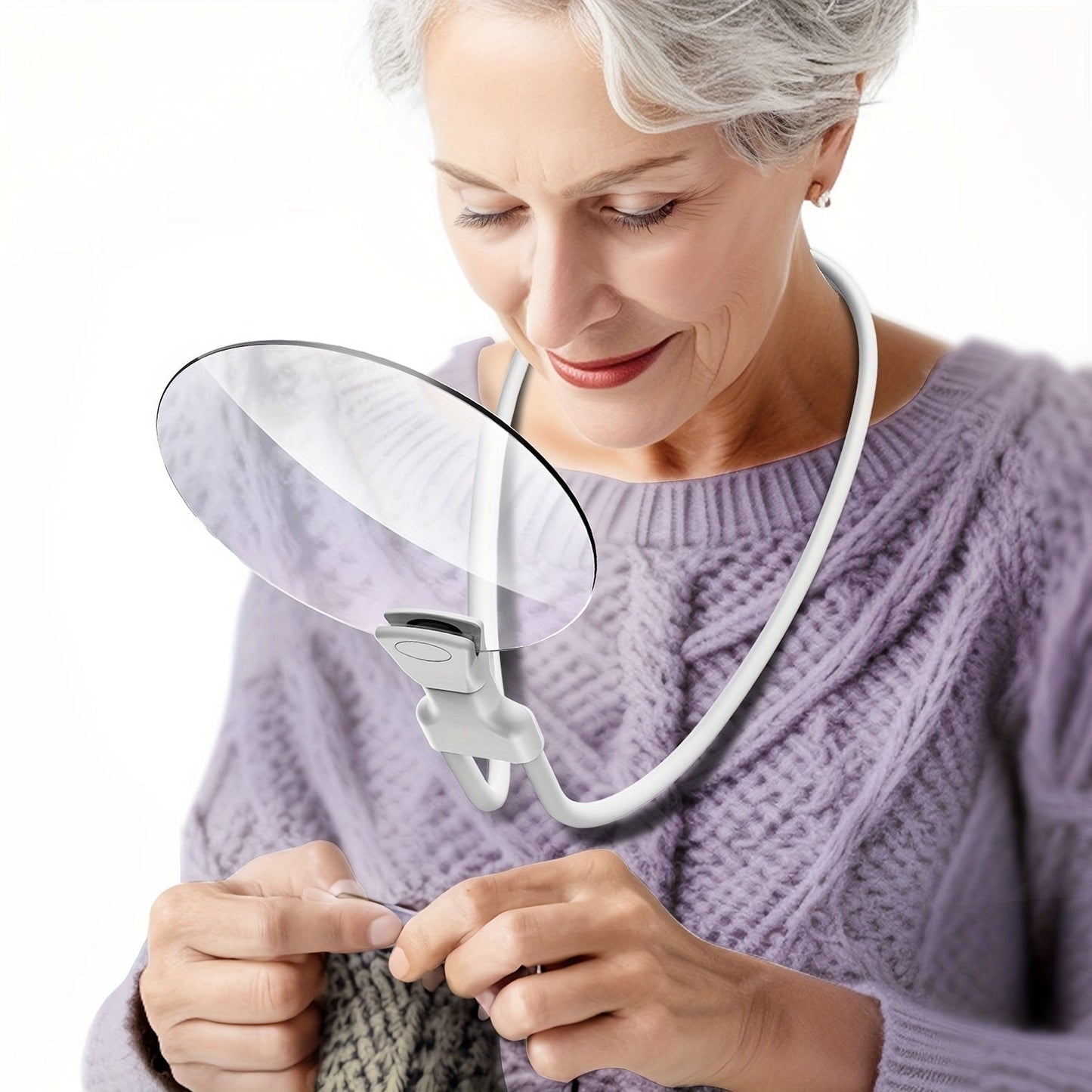 Round Adjustable Magnifying Lens Reading