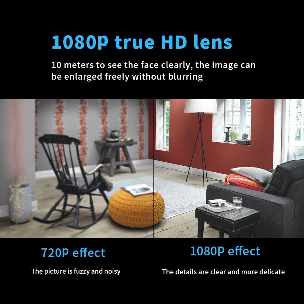 Security Camera Wireless Mini Night Vision