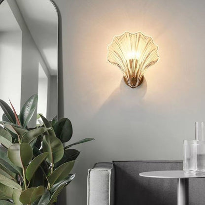 Marina Shell Glass Wall Light Modern Art
