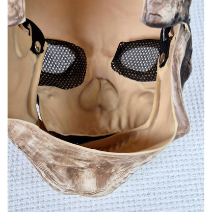 Halloween Costume Mask Skull Moving Jaw