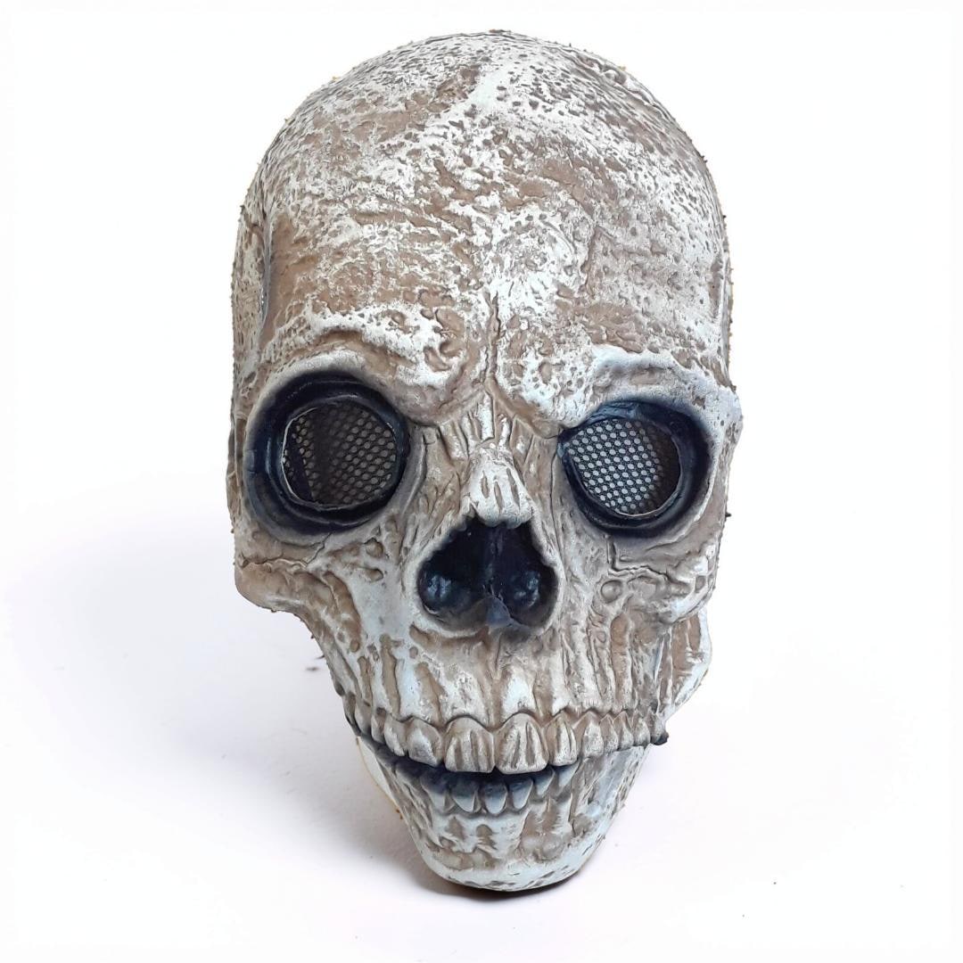 Halloween Costume Mask Skull Moving Jaw