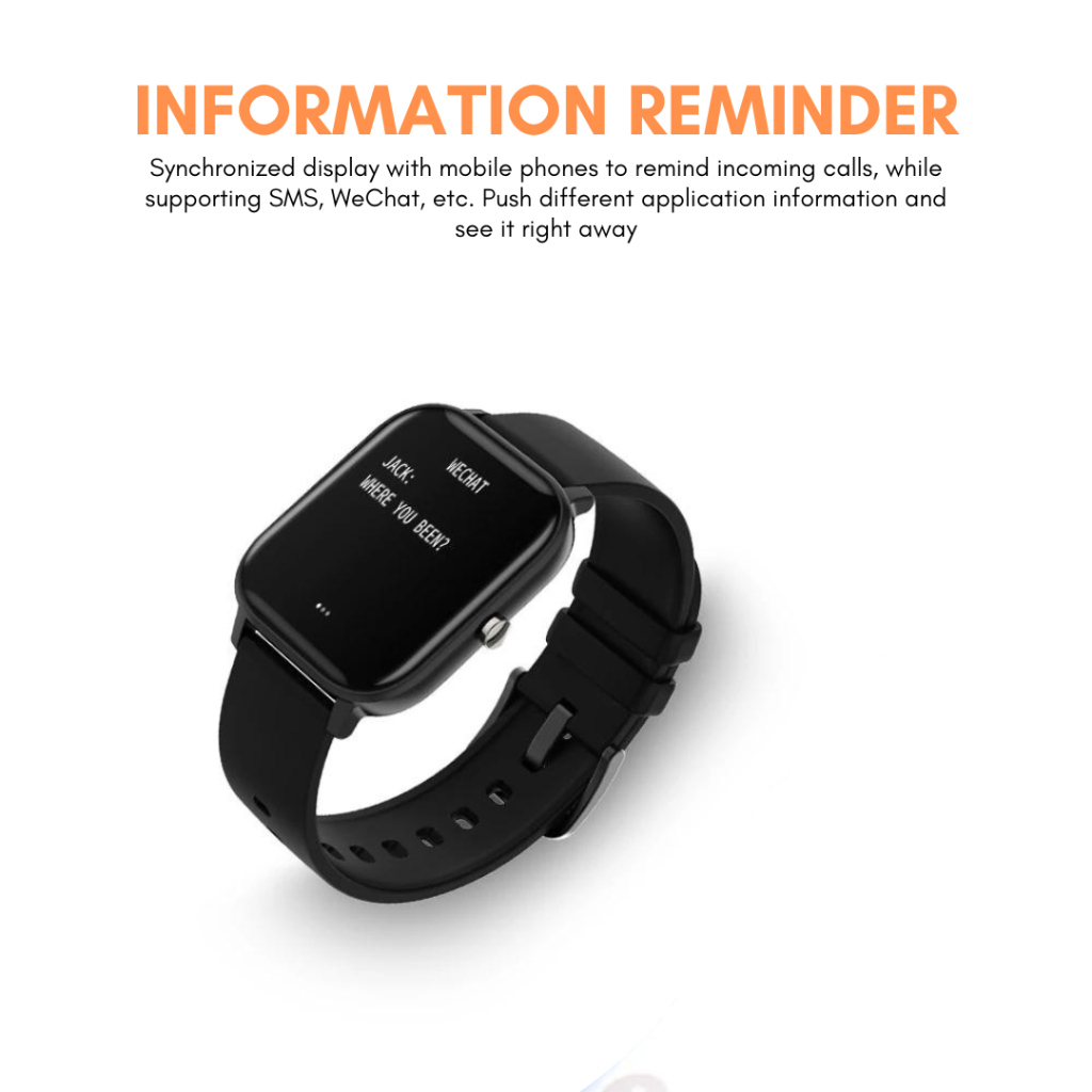 Smart Watch Fitness Tracker Heart Rate