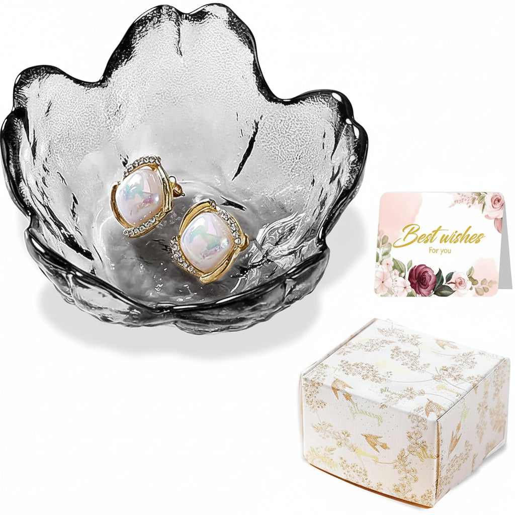 Mothers Day Flower Jewelry Dish Ceramic Ring