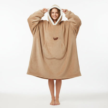 Snuggie Wearable Blanket Hooded Cozy Winter