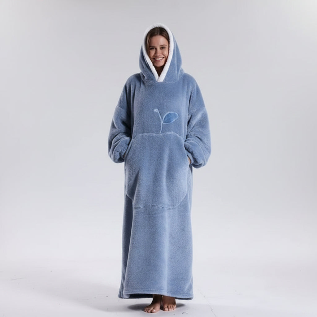 Snuggie Wearable Blanket Hooded Cozy Winter