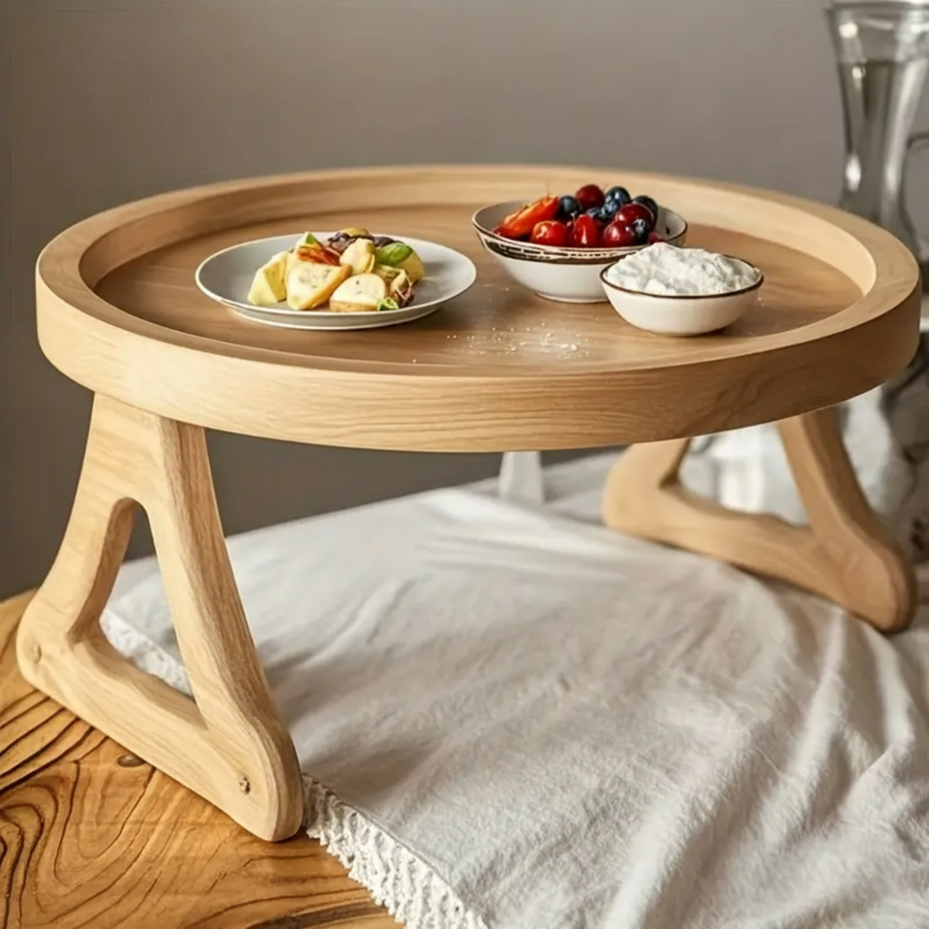 Sofa Side Table Armrest Tray Adjustable