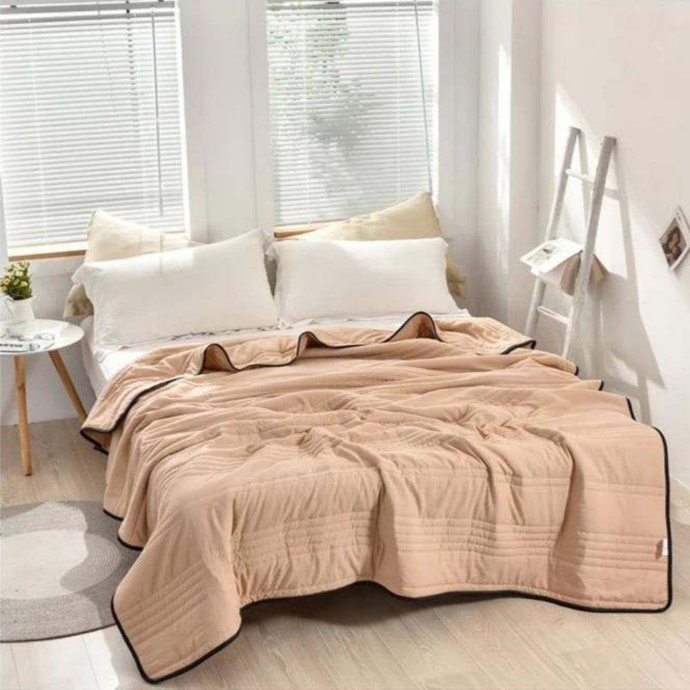 Soft Summer Cooling Blanket Gentle Skin Bed