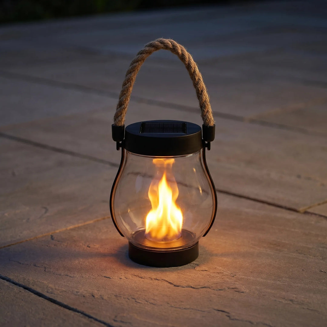 Solar Powered Lantern Outdoor Light Hanging