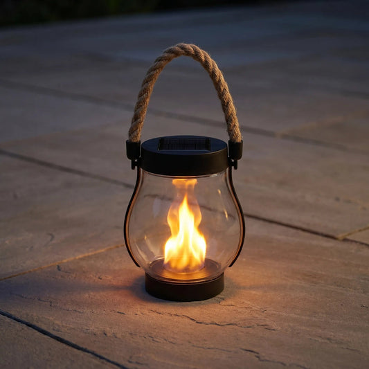 Solar Powered Lantern Outdoor Light Hanging