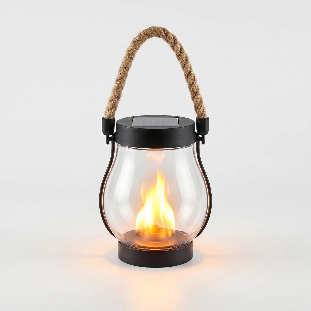 Solar Powered Lantern Outdoor Light Hanging
