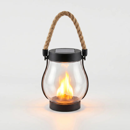 Solar Powered Lantern Outdoor Light Hanging